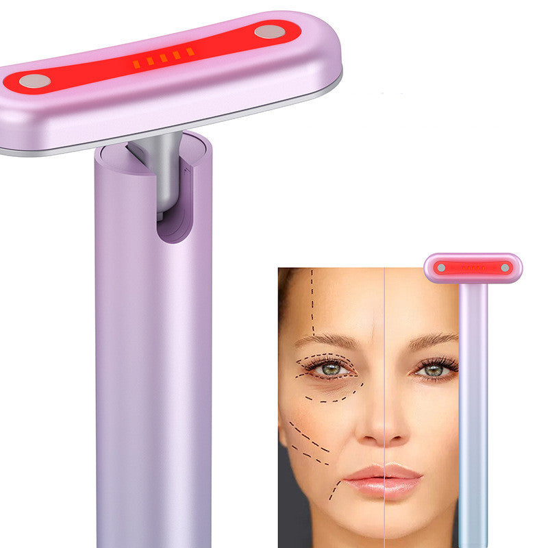Das neue Beauty Eye Mikrostrom-Massagegerät mit Farblicht-Iontophorese
