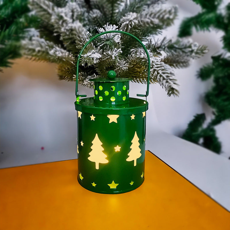 Weihnachtskerzenlichter, LED, kleine Laternen, Windlichter, elektronische Kerzen, nordischer Stil, kreative Feiertagsdekoration, Dekorationen